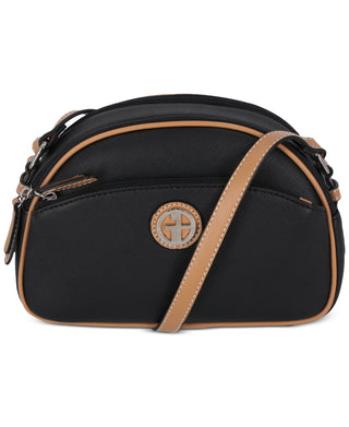Giani Bernini Women's Saffiano Dome Crossbody Black Size Regular