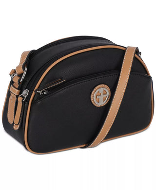 Giani Bernini Women's Saffiano Dome Crossbody Black Size Regular
