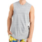 Sun + Stone Men's Solid Color Muscle Shirt Gray Size Medium