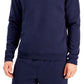 ID Ideology Men's Fleece Pullover Crewneck Sweatshirt Blue Size Medium