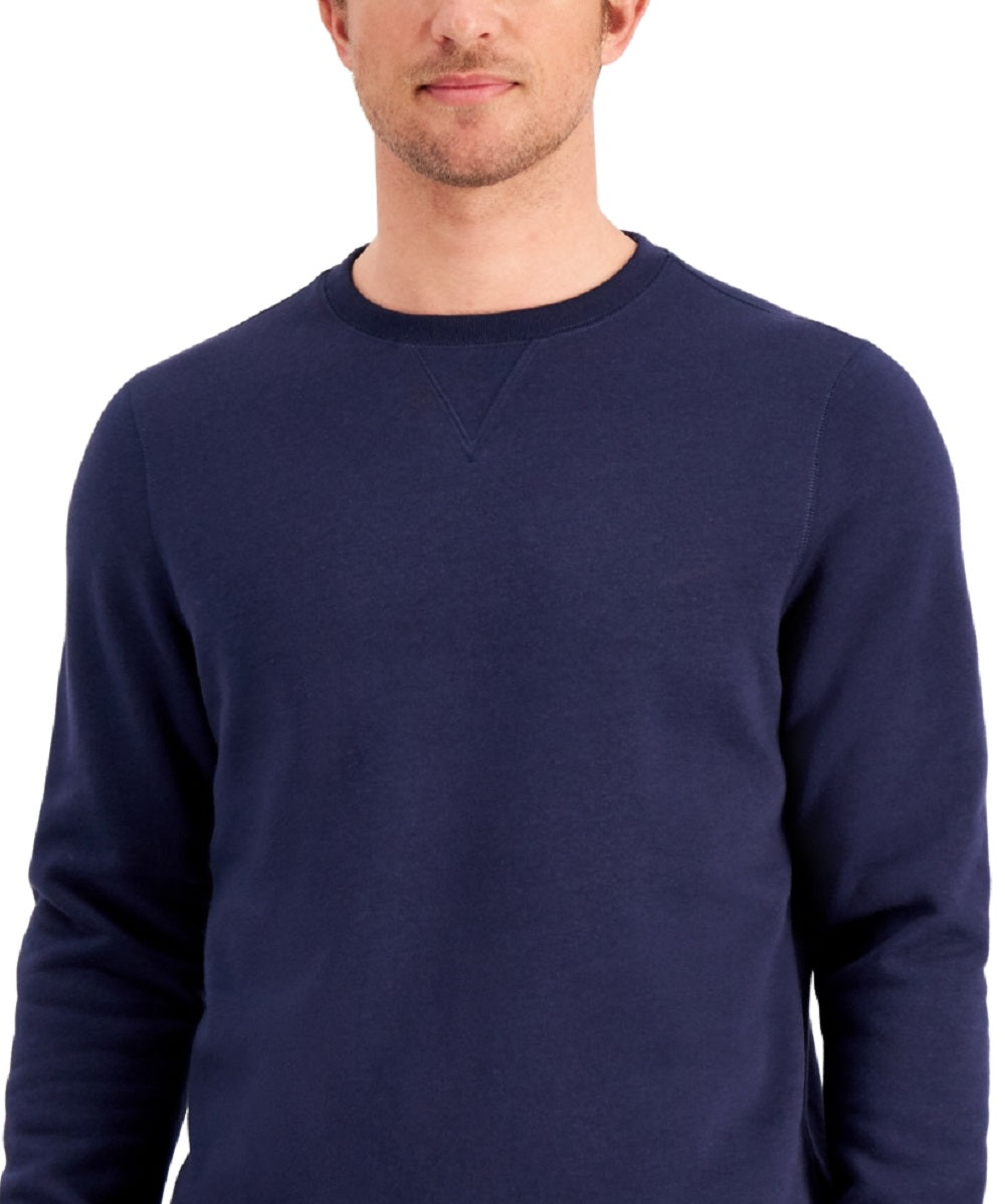 ID Ideology Men's Fleece Pullover Crewneck Sweatshirt Blue Size XX-Large