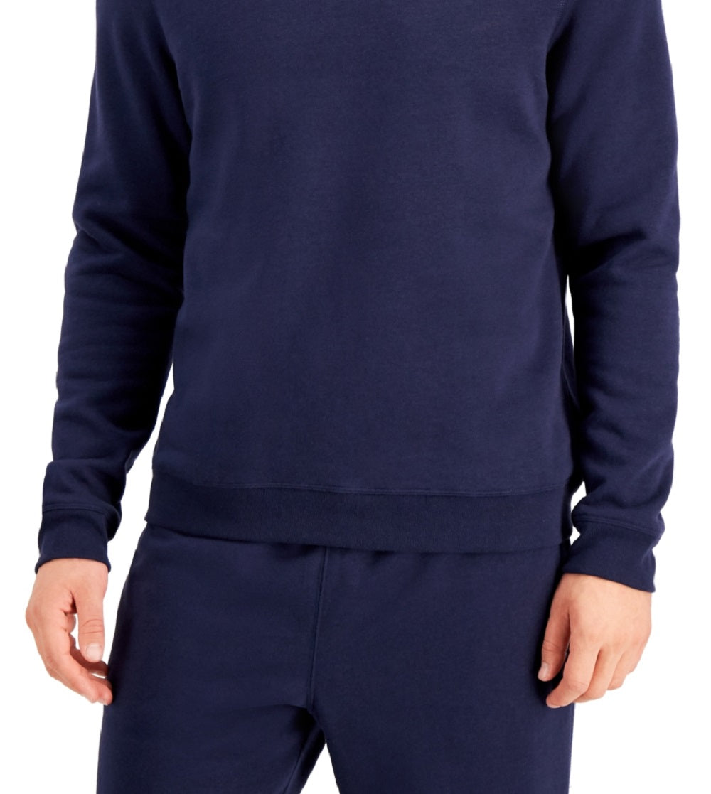 ID Ideology Men's Fleece Pullover Crewneck Sweatshirt Blue Size XX-Large