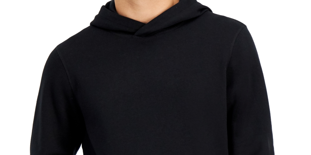 ID Ideology Men's Solid Fleece Hoodie Black