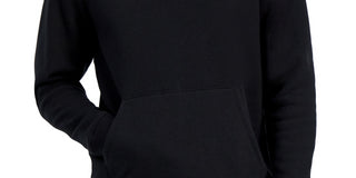 ID Ideology Men's Solid Fleece Hoodie Black