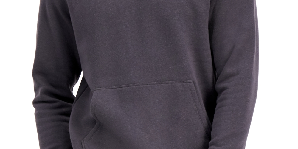 ID Ideology Men's Solid Fleece Hoodie Gray Size X-Large