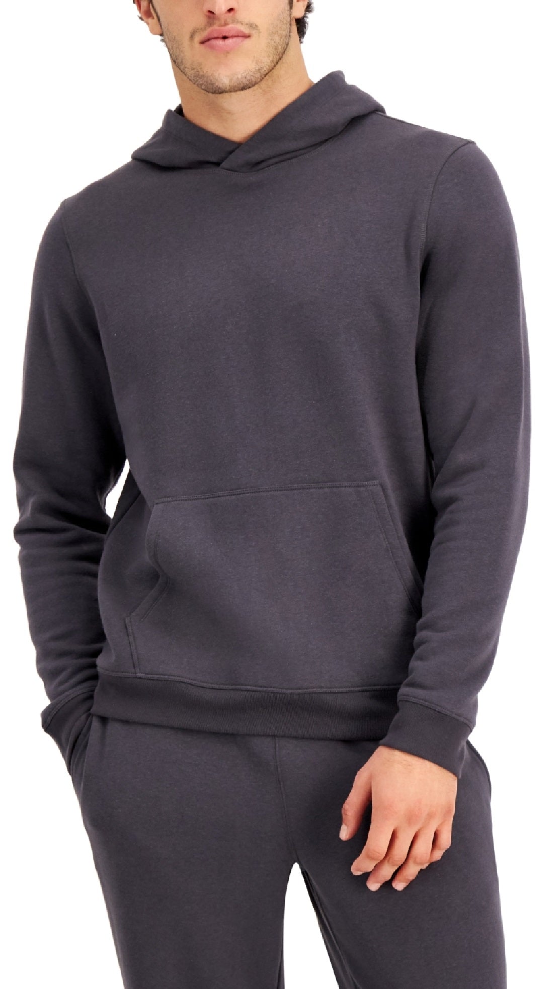 ID Ideology Men's Solid Fleece Hoodie Black Size XXX-Large