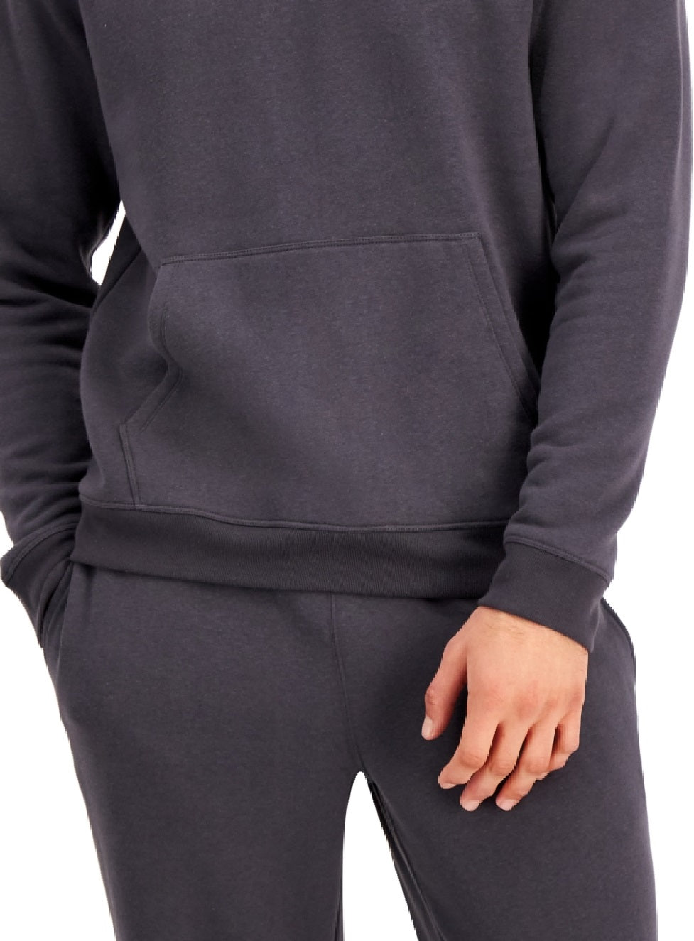 ID Ideology Men's Solid Fleece Hoodie Black Size XXX-Large