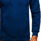 ID Ideology Men's Solid Fleece Hoodie Blue Size Large