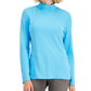 Karen Scott Women's Mock Neck Top Blue Size Medium