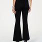 INC International Concepts Women's Pull On Flared Jeans Black Size 8 Petite