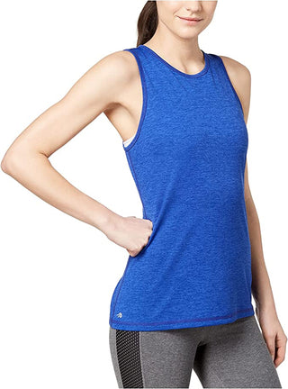 Ideology Women's Plus Keyhole-Back Tank Top Blue Size 2X