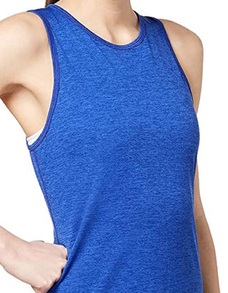 Ideology Women's Plus Keyhole-Back Tank Top Blue Size 2X