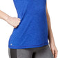 Ideology Women's Plus Keyhole-Back Tank Top Blue Size 2X