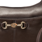 Giani Bernini Horsebit-Detail Leather Hobo  Brown One Size