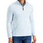 Club Room Men's Birdseye Quarter Zip Pullover Blue Size XX-Large