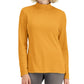Karen Scott Women's Mock Neck Top Yellow Size Medium