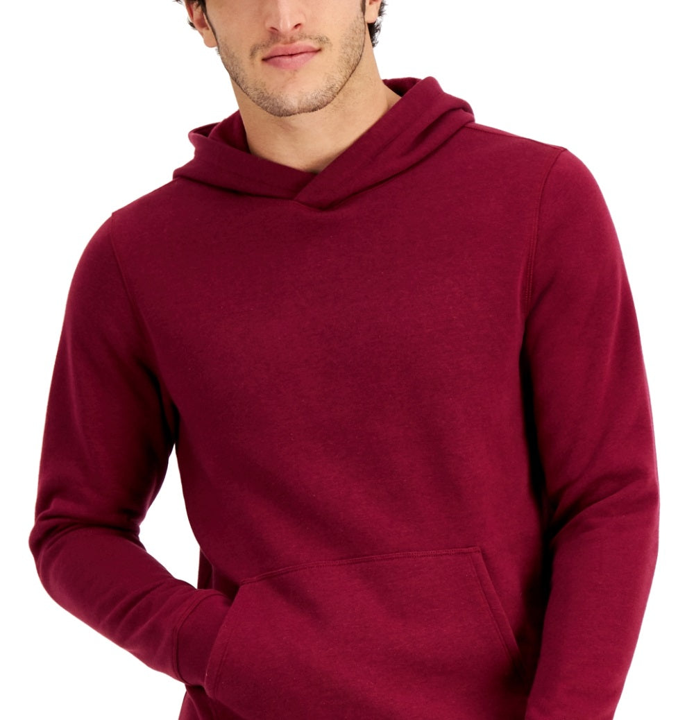 ID Ideology Men's Solid Fleece Hoodie Red Size Large