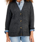 Style & Co Women's Patch Pocket Cardigan Gray Size Petite Large