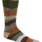 Sun + Stone Men's Novelty Printed Crew Socks Brown Size Regular