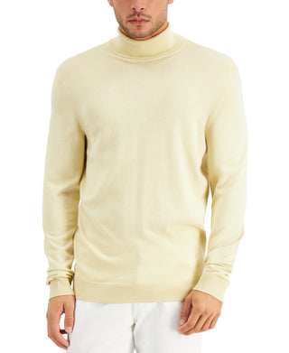 Alfani Men's Solid Turtleneck Brown Size XXL