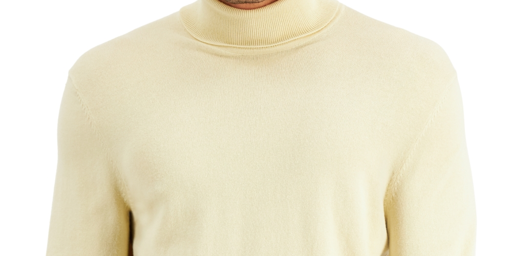 Alfani Men's Solid Turtleneck Brown Size XXL
