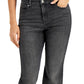 INC International Concepts Women's Elizabeth Curvy Bootcut Jeans Black Size 18