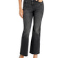 INC International Concepts Women's Elizabeth Curvy Bootcut Jeans Black Size 18