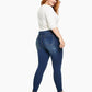 Style & Co Women's Distressed Jeggings Blue Size 18W