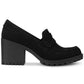 Sun + Stone Women's Maycee Lug Sole Loafers Black Size 7 M