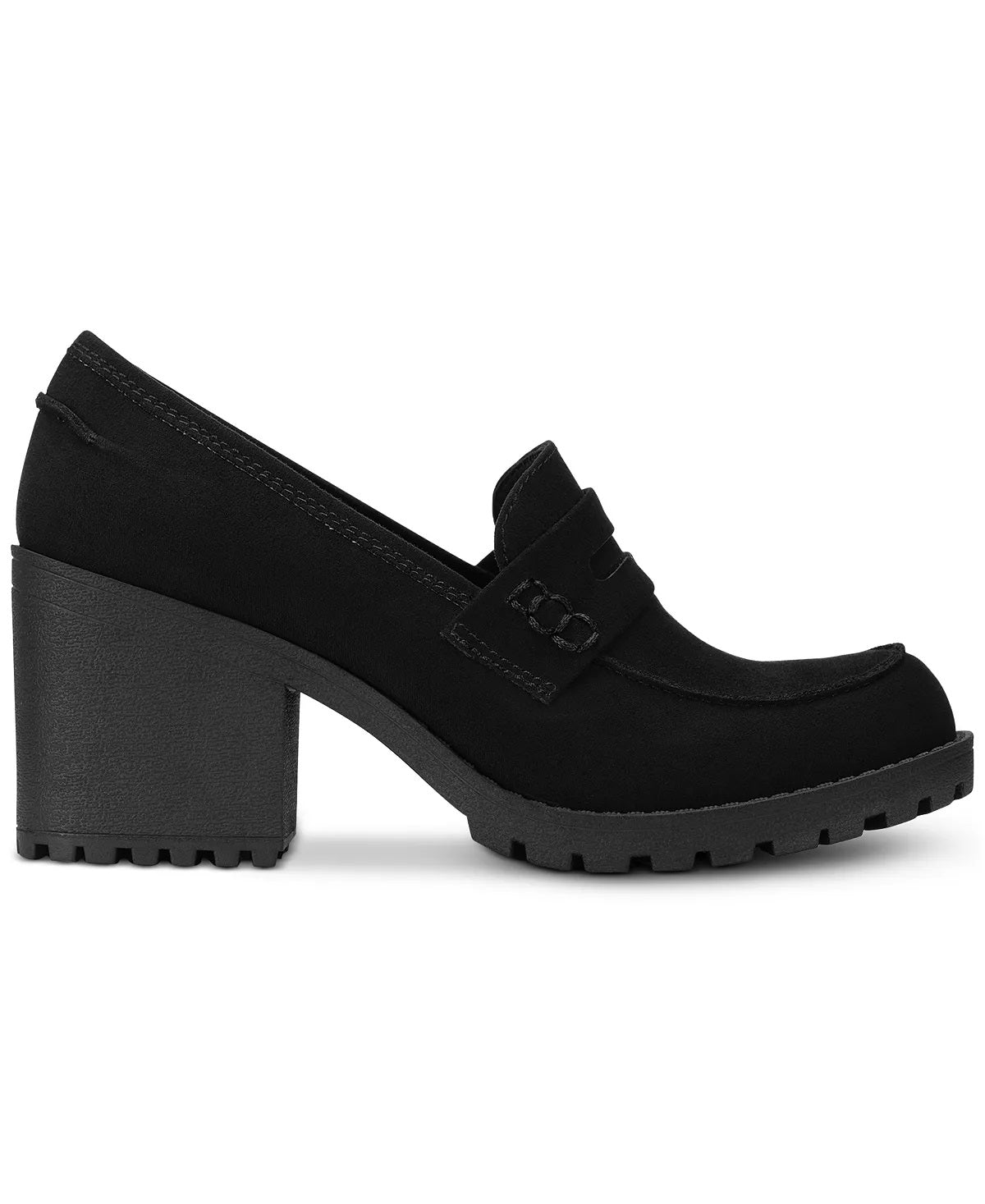 Sun + Stone Women's Maycee Lug Sole Loafers Black Size 7 M