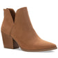 Sun + Stone Women's Elizaa Booties Brown Size 5.5 M