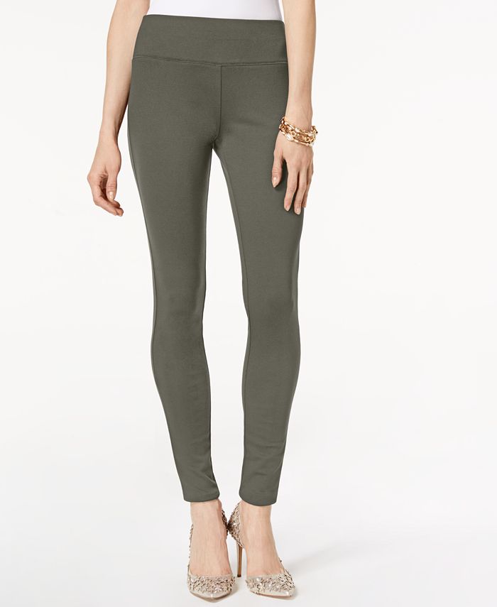 INC International Concepts Women's Wear To Work Skinny Pants Green Size 4