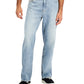 Sun + Stone Men's Relaxed Fit Faded Jeans Blue Size 31