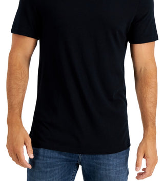 Club Room Men's Pajama T-Shirt Black Size X-Large