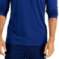 Club Room Men's Chatham Knit Long Sleeve T-Shirt Blue Size X-Large