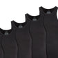 Alfani Men's 5 Pk Moisture Wicking Solid Tanks Black Size Large