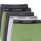 Alfani Men's 5 Pk Solid Boxer Briefs Green Size Large