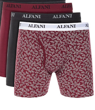 Alfani Men's 5 Pk Boxer Briefs Red Size Medium