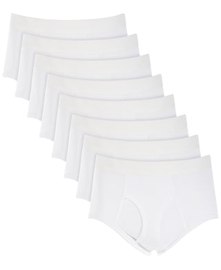 Club Room Men's 8 Pack Briefs White Size Large