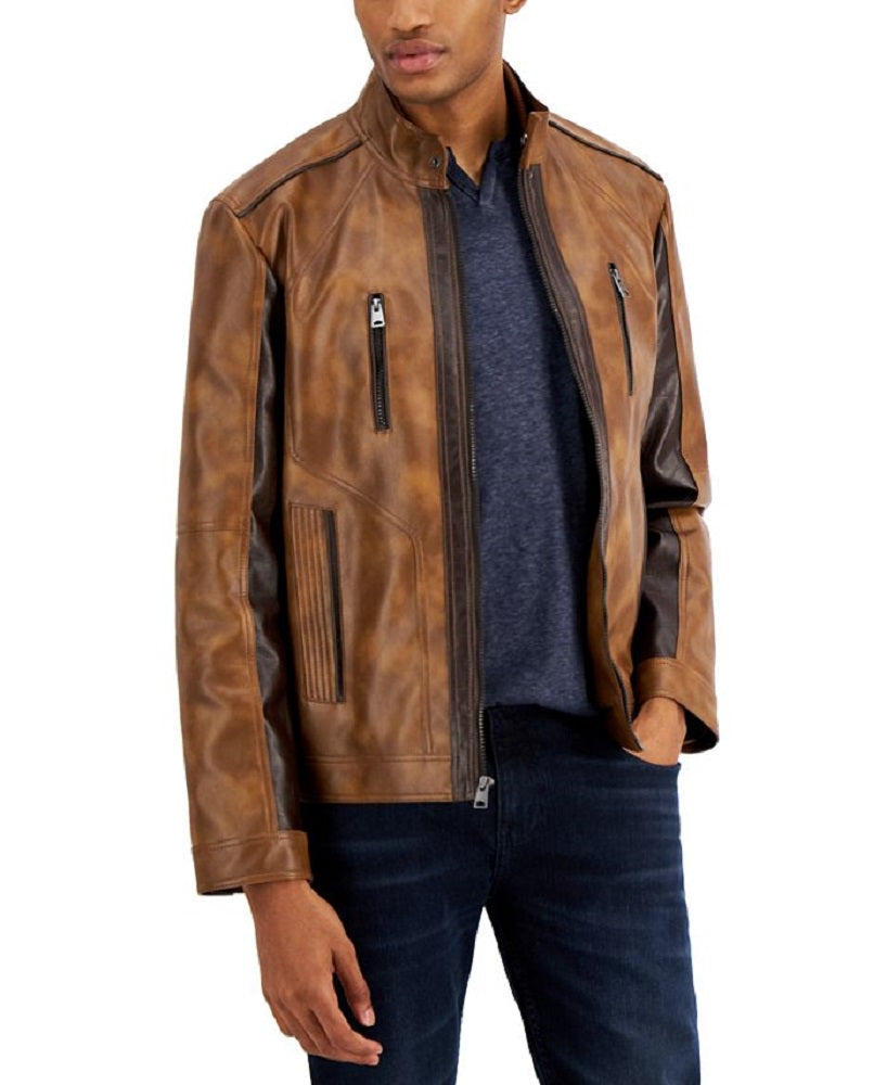 INC International Concepts Men's Jaxyn Jacket Brown Size Medium