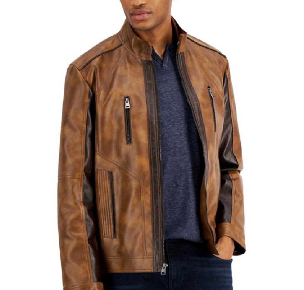 INC International Concepts Men's Jaxyn Jacket Brown Size Medium