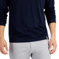 Alfani Men's Alfatech Heathered Long Sleeve Henley Shirt Blue Size X-Large