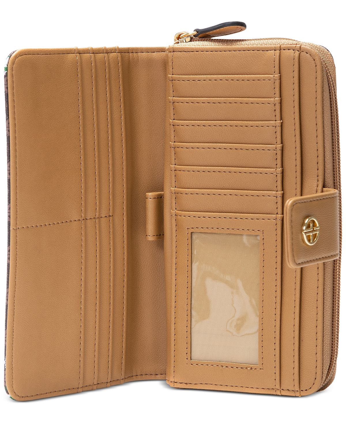 Giani Bernini Women's Sledding Wallet Brown Size Regular