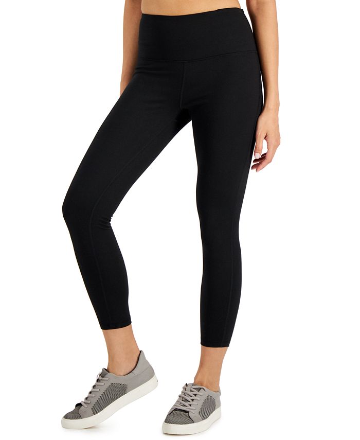ID Ideology Women's Sweat Set 7/8 Length Leggings Black Size X-Small
