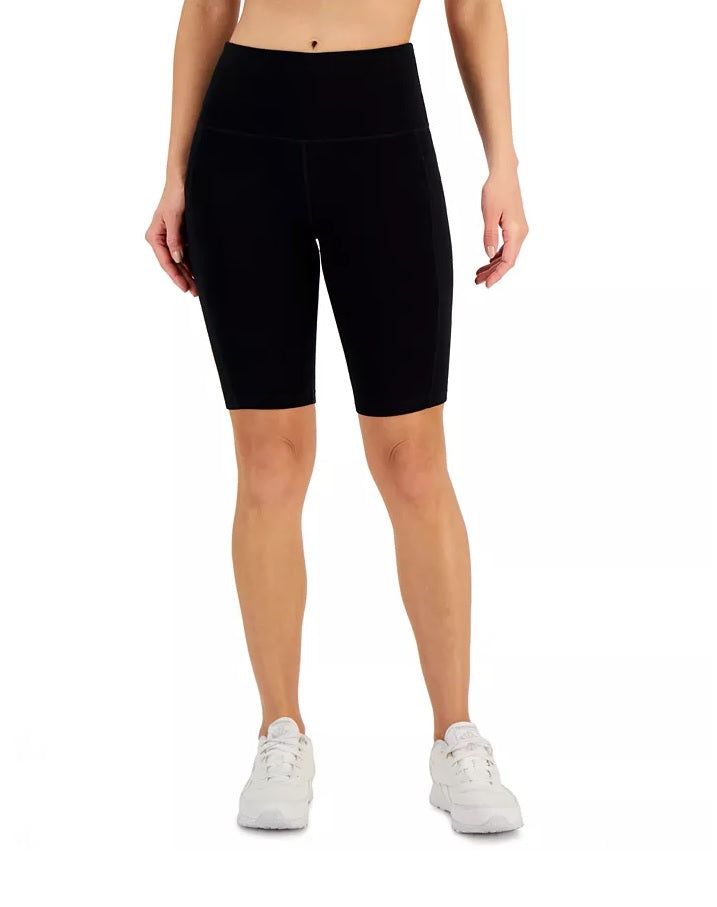 ID Ideology Women's Essentials Sweat Set Biker Shorts Black Size XL