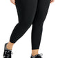 ID Ideology Women's Plus Sweat Set Leggings Black Size 1X
