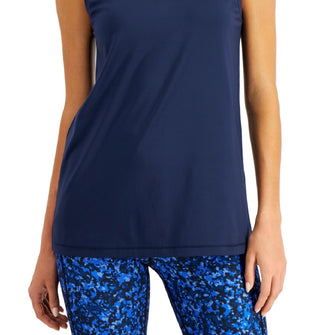 Ideology Women's Tank Top Blue Size X-Small