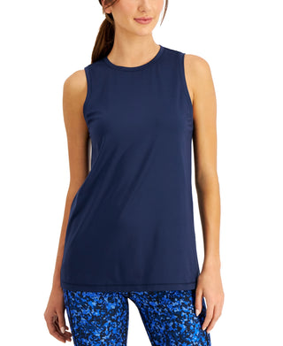 Ideology Women's Tank Top Blue Size X-Small