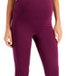 ID Ideology Women's Maternity Leggings Purple Size X-Large