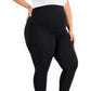 ID Ideology Women's Maternity Ankle Leggings Black Size 2X